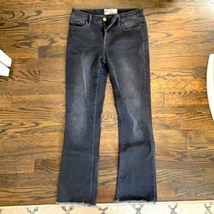 Free people crop flare jeans